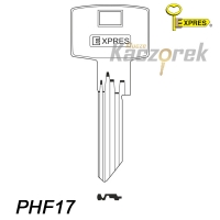 Expres 117 - klucz surowy mosiężny - PHF17